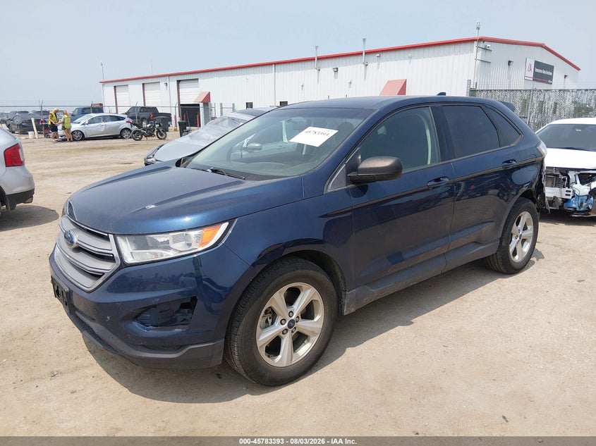 Vin: 2fmpk4g97hbc64309, lot: 46282217, ford edge se 20172