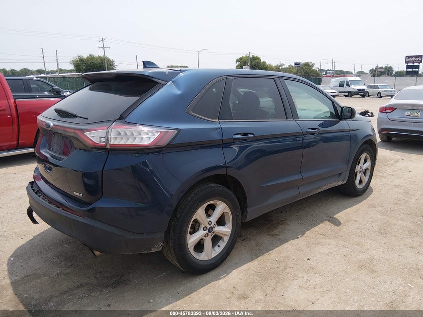 Vin: 2fmpk4g97hbc64309, lot: 46282217, ford edge se 20174