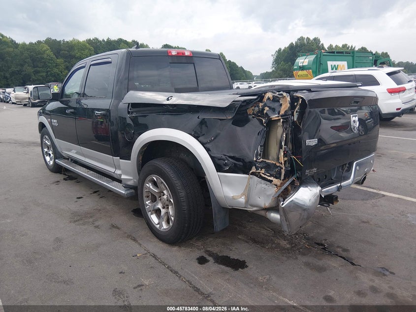 Vin: 1c6rr6nt6fs517813, lot: 46282224, ram 1500 laramie 20153