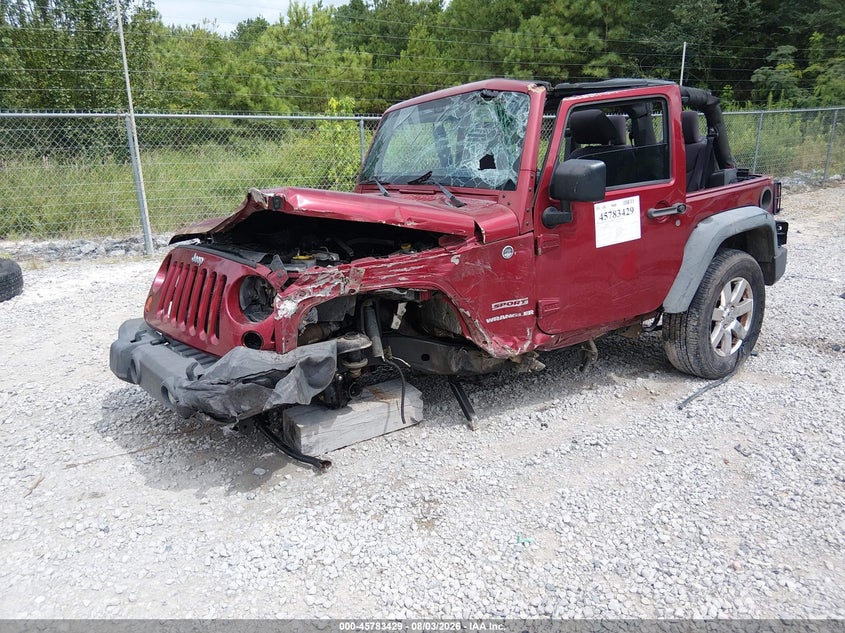 Vin: 1c4ajwag4dl606261, lot: 46282253, jeep wrangler sport 20132