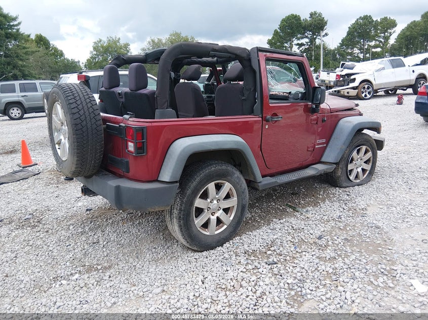 Vin: 1c4ajwag4dl606261, lot: 46282253, jeep wrangler sport 20134