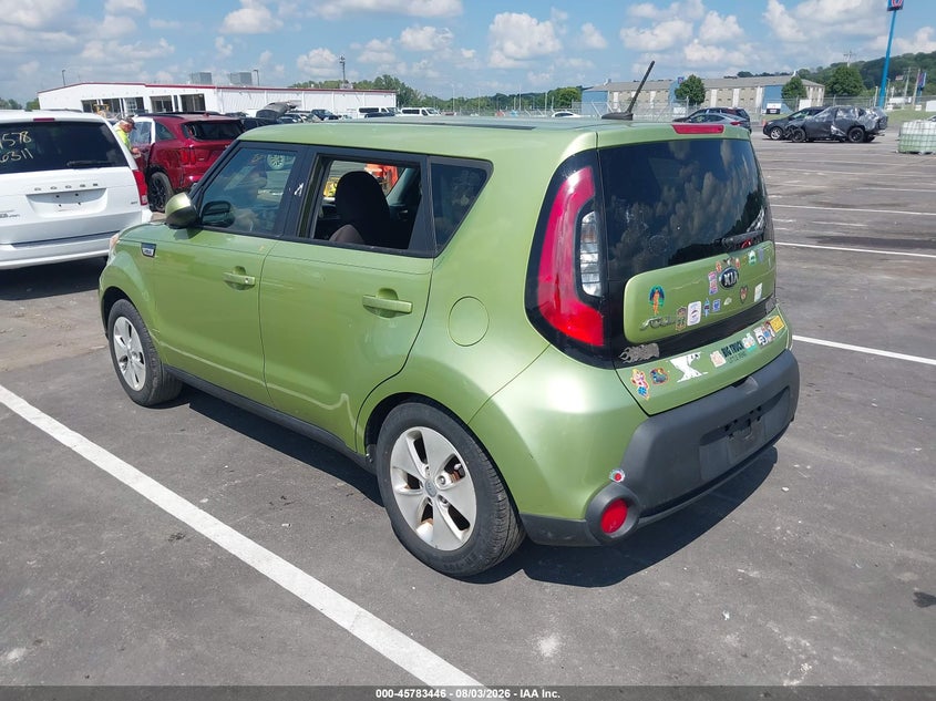 Vin: kndjn2a26f7800352, lot: 46282270, kia soul 20153