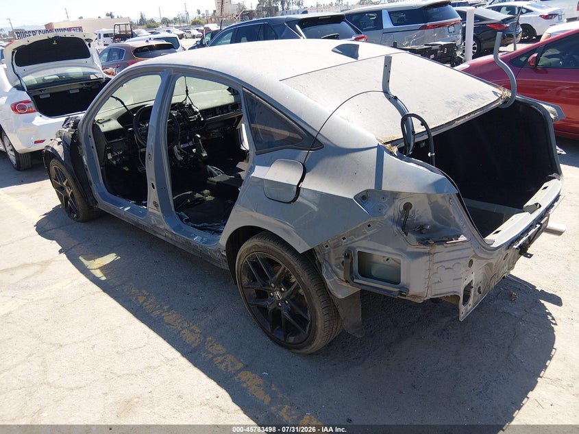 Vin: 2hgfe2f5xrh500221, lot: 46282322, honda civic sport 20243