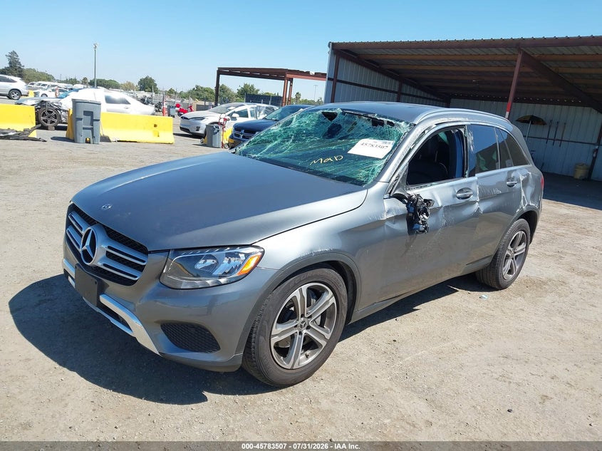 Vin: wdc0g4jb1jv023773, lot: 46282331, mercedes-benz glc 300 20182