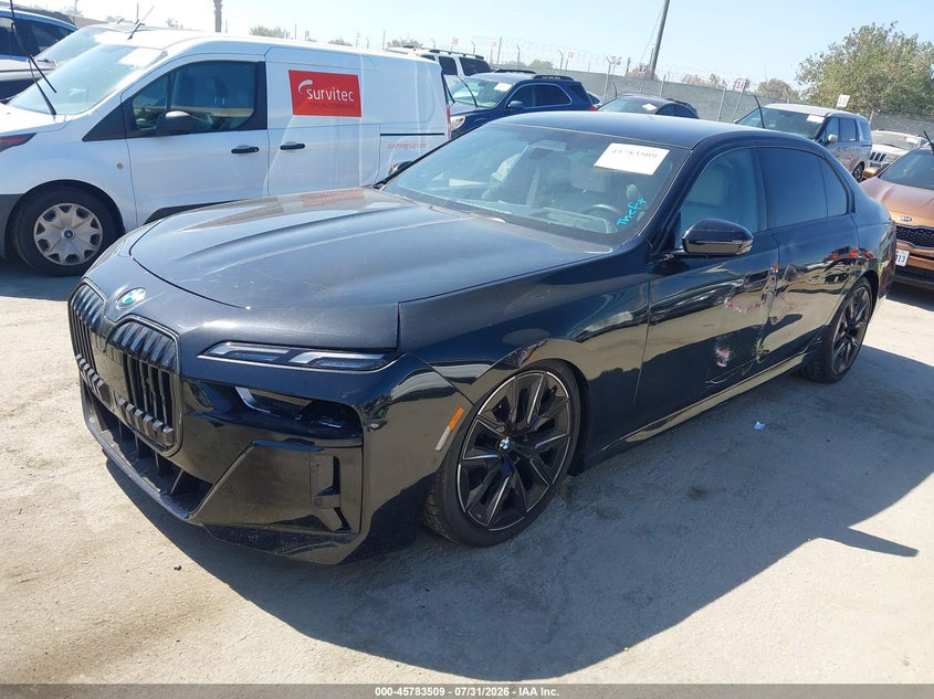 Vin: wba33ej07rcr21222, lot: 46282333, bmw 760i xdrive 20242