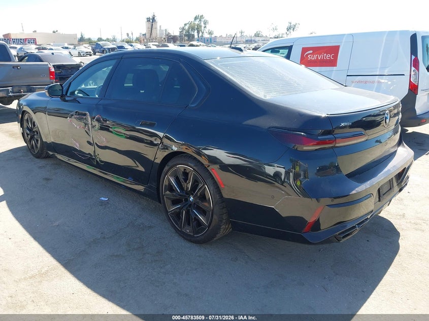 Vin: wba33ej07rcr21222, lot: 46282333, bmw 760i xdrive 20243