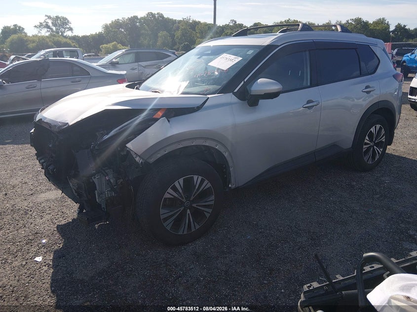 Vin: jn8at3bb9mw212575, lot: 46282336, nissan rogue sv intelligent awd 20212