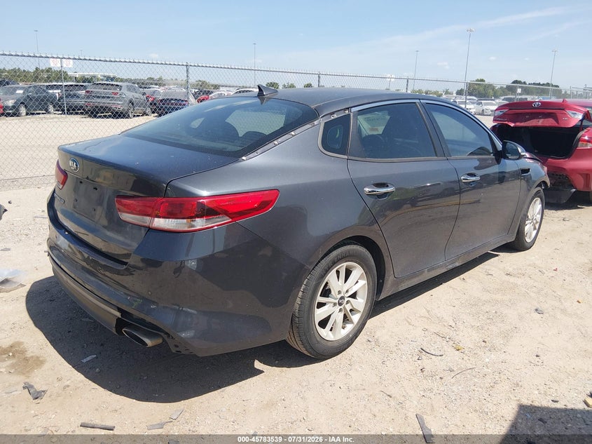 Vin: knagt4l38j5232544, lot: 46282363, kia optima lx 20184