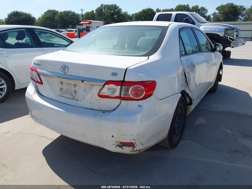 Vin: 2t1bu4ee1dc044478, lot: 46282364, toyota corolla le 20134