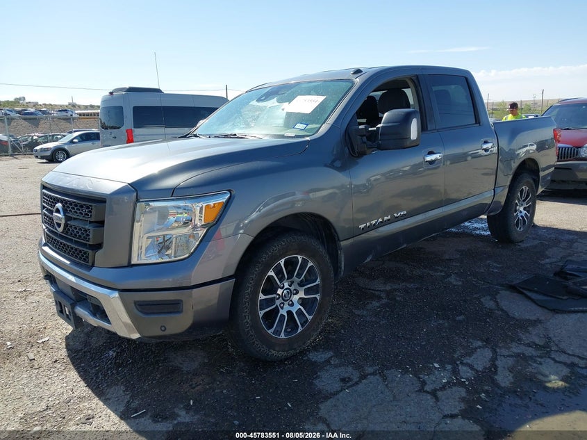 Vin: 1n6aa1ef4ln507377, lot: 46282375, nissan titan sv 4x2 20202