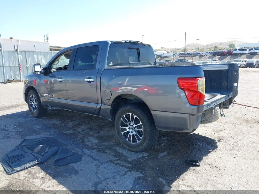 Vin: 1n6aa1ef4ln507377, lot: 46282375, nissan titan sv 4x2 20203