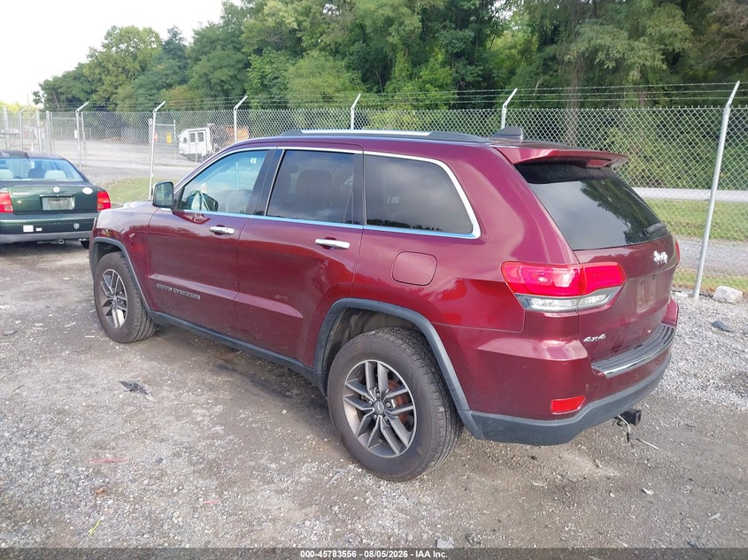 Vin: 1c4rjfbg0hc827587, lot: 46282380, jeep grand cherokee limited 20173