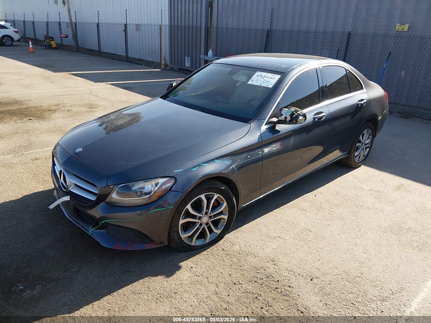 Vin: 55swf4kb1fu021379, lot: 46282390, mercedes-benz c 300 4matic 20152