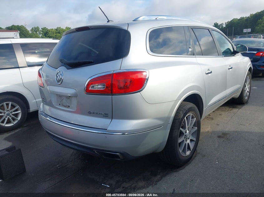 Vin: 5gakvbkd2fj100692, lot: 46282408, buick enclave leather 20154