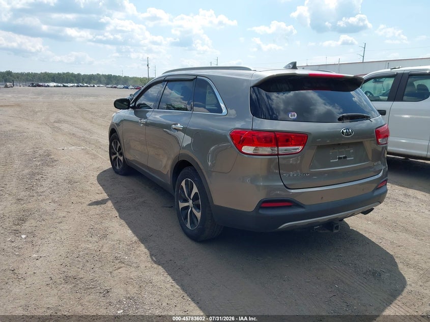 Vin: 5xyph4a51gg176875, lot: 46282426, kia sorento 3.3l ex 20163
