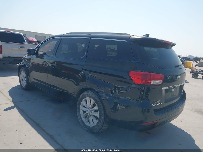 Vin: kndmc5c10g6146965, lot: 46282454, kia sedona ex 20163