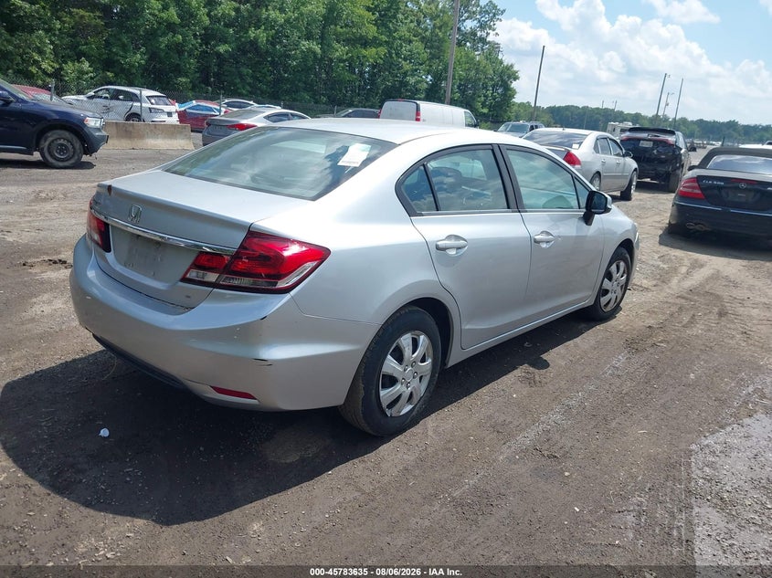 Vin: 2hgfb2f56dh630737, lot: 46282459, honda civic lx 20134