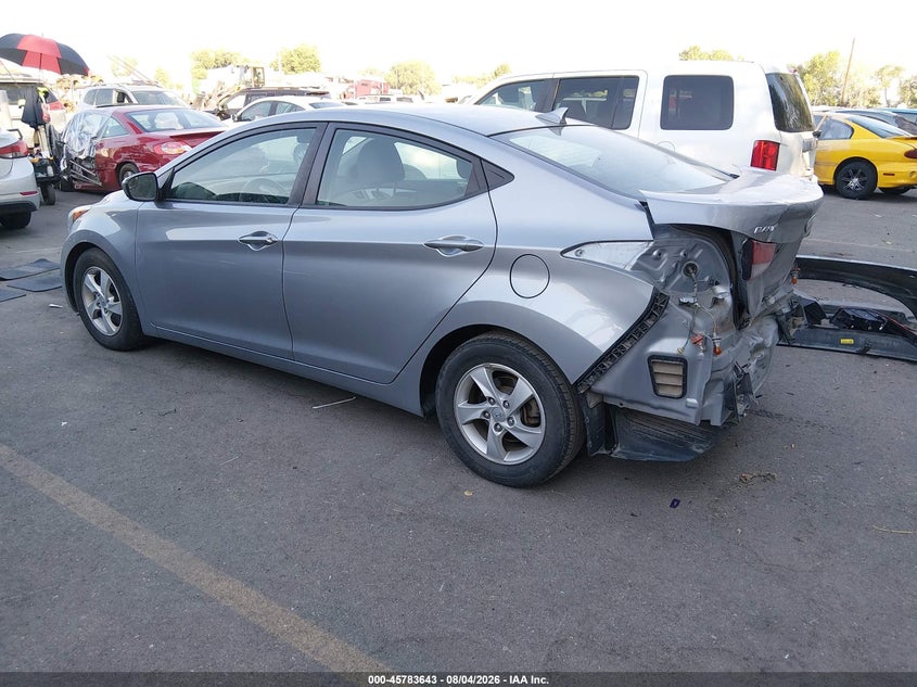 2015 HYUNDAI ELANTRA auction photo 3