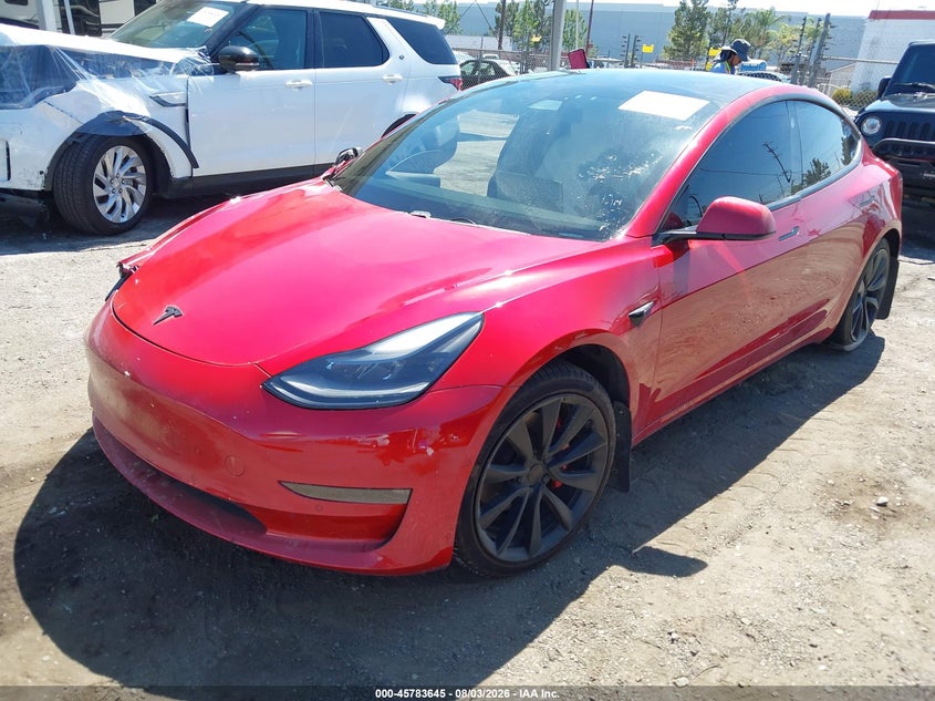 2021 TESLA MODEL 3 auction photo 2
