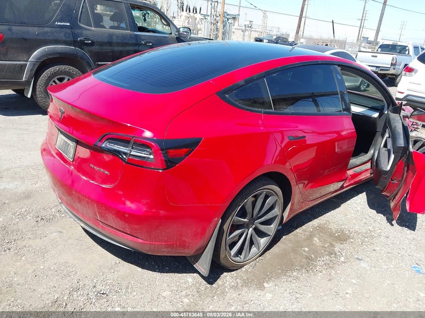 2021 TESLA MODEL 3 auction photo 4