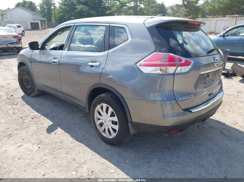 Vin: knmat2mv8fp565223, lot: 46282485, nissan rogue s 20153