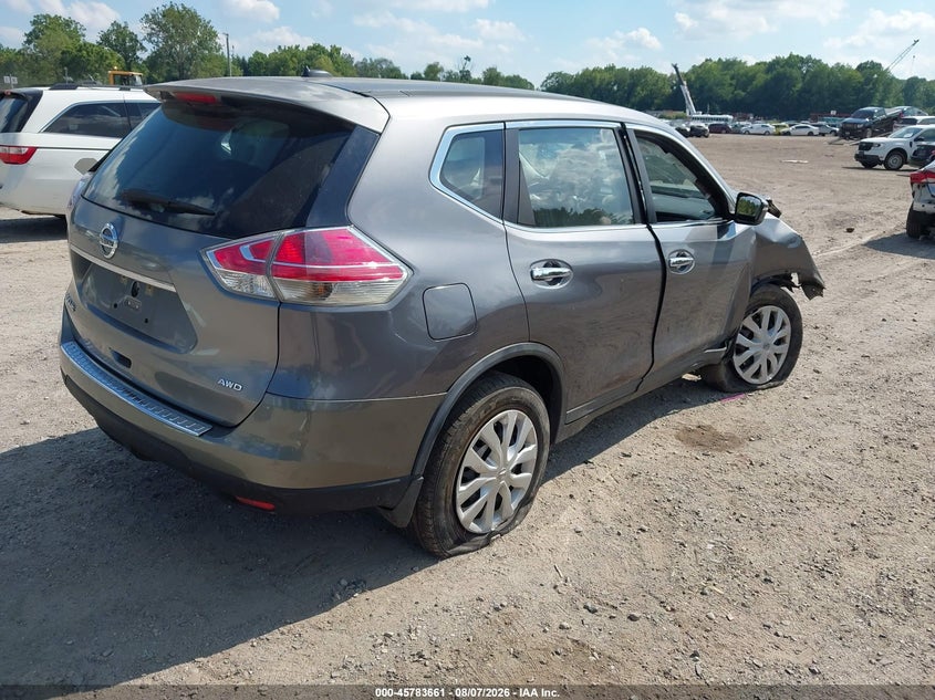 Vin: knmat2mv8fp565223, lot: 46282485, nissan rogue s 20154