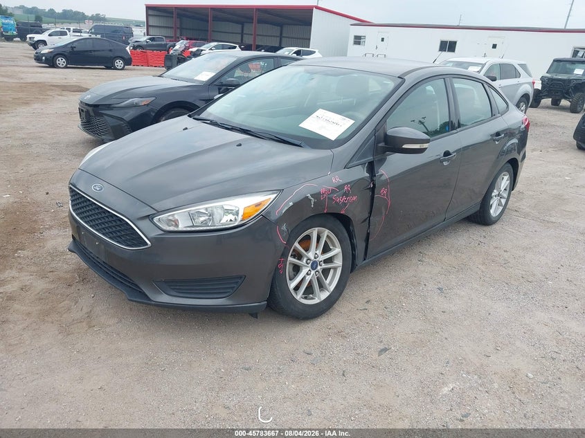 Vin: 1fadp3f27fl231076, lot: 46282491, ford focus se 20152