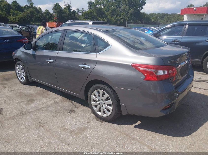 Vin: 3n1ab7ap9gy272018, lot: 46282504, nissan sentra s 20163