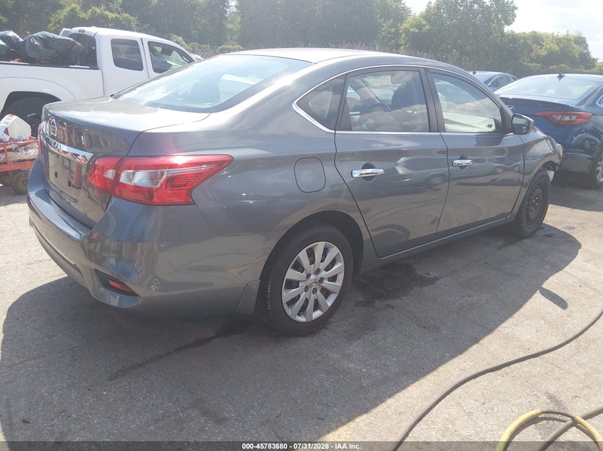 Vin: 3n1ab7ap9gy272018, lot: 46282504, nissan sentra s 20164