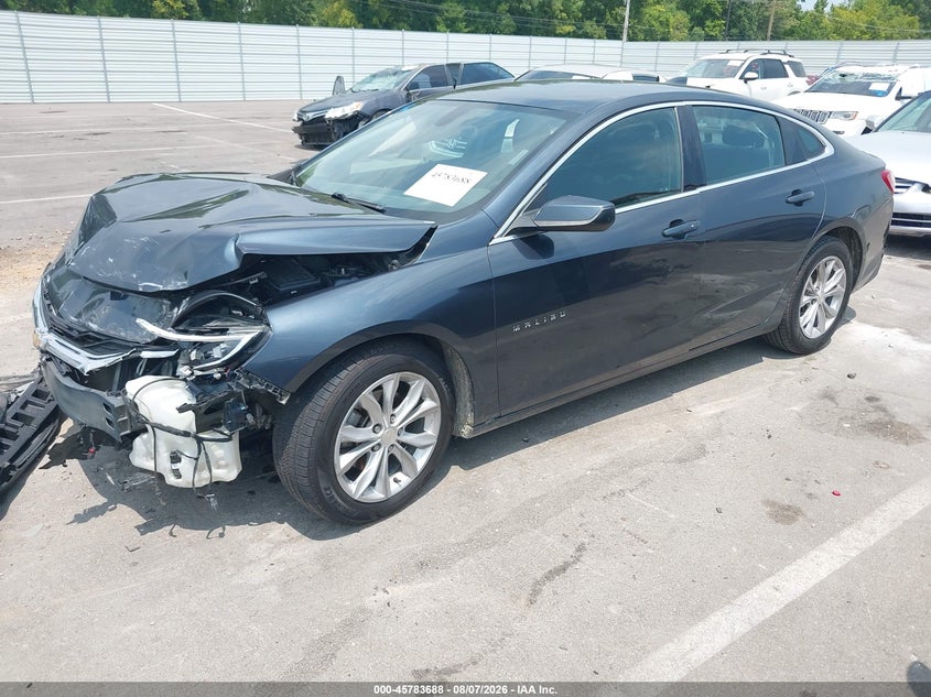 Vin: 1g1zd5st3mf050337, lot: 46282512, chevrolet malibu fwd lt 20212