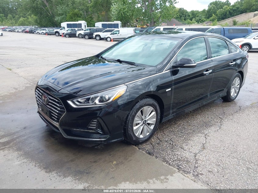 2018 Hyundai Sonata, Звичайний знос, IAAI, VIN KMHE24L34JA086711 — фото 2