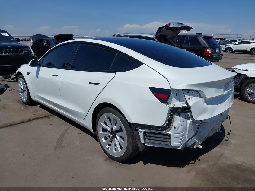 Vin: 5yj3e1eb3nf111875, lot: 46282526, tesla model 3 long range dual motor all-wheel drive 20223
