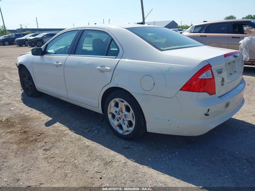 Vin: 3fahp0ha6ar295981, lot: 46282540, ford fusion se 20103