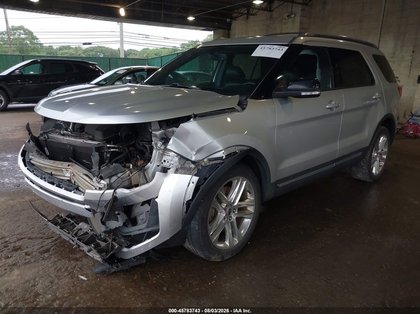 Vin: 1fm5k8d84hgc21842, lot: 46282567, ford explorer xlt 20172