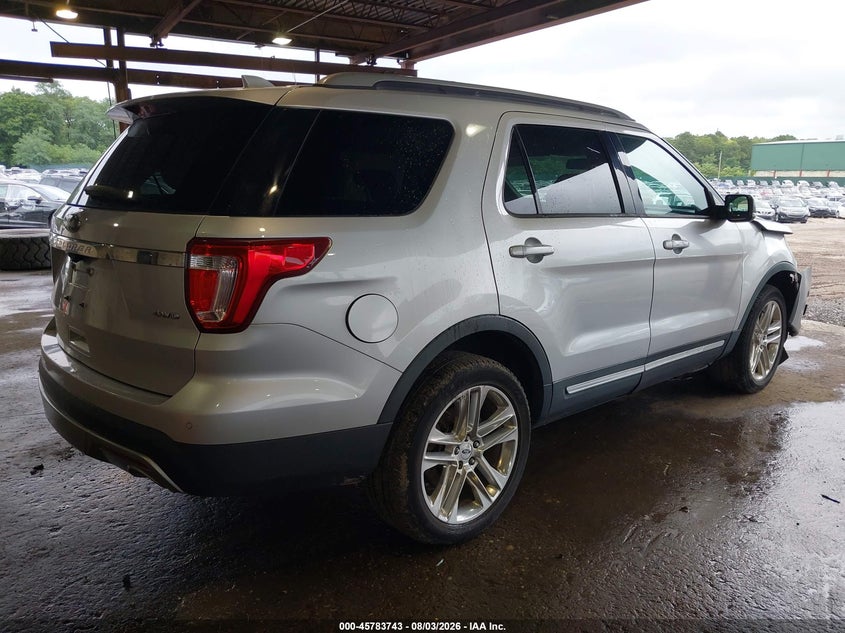 Vin: 1fm5k8d84hgc21842, lot: 46282567, ford explorer xlt 20174