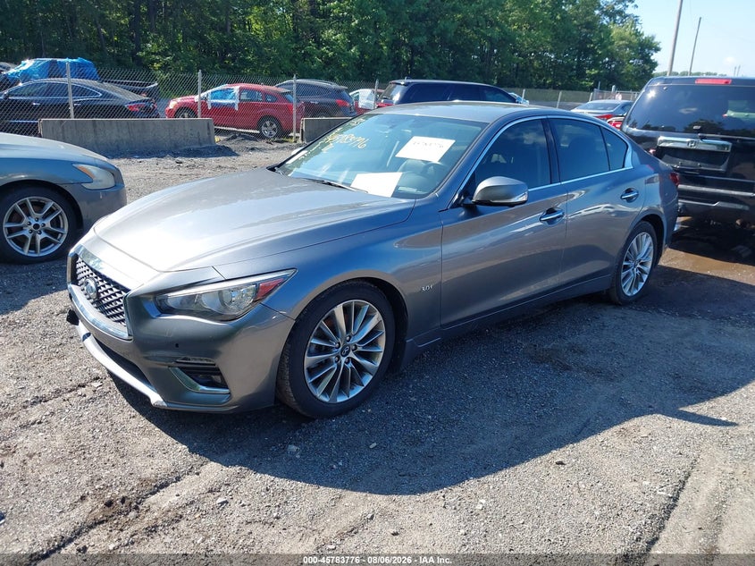 Vin: jn1ev7ar7jm432613, lot: 46282600, infiniti q50 3.0t luxe 20182