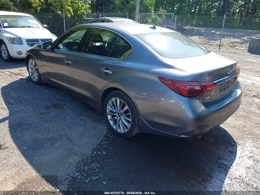 Vin: jn1ev7ar7jm432613, lot: 46282600, infiniti q50 3.0t luxe 20183