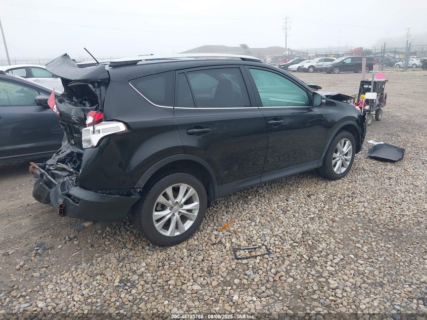 Vin: 2t3dfrev4dw005213, lot: 46282610, toyota rav4 limited 20134