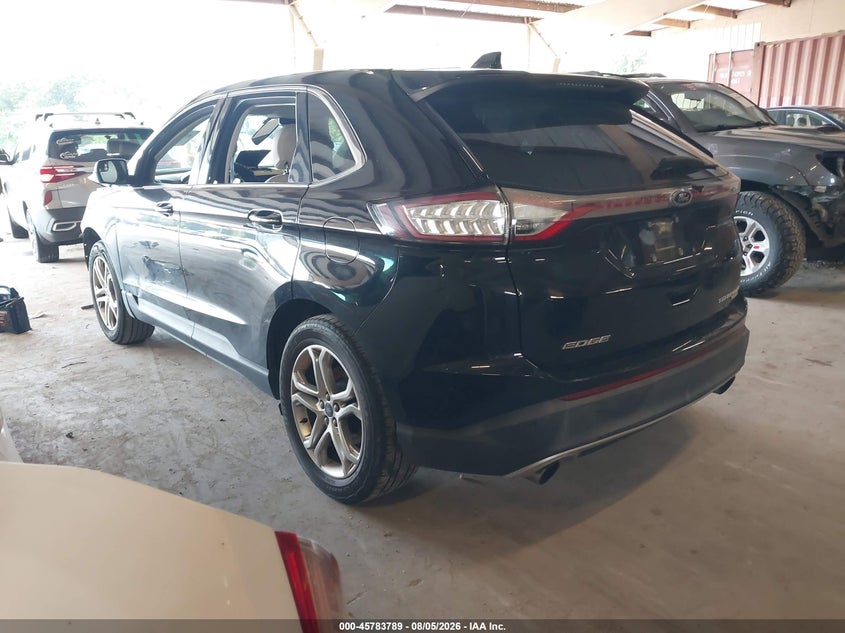 Vin: 2fmpk3k96jbb75208, lot: 46282613, ford edge titanium 20183