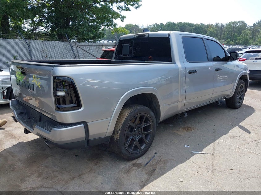 Vin: 1c6srfrpxsn681248, lot: 46282632, ram 1500 laramie  4x4 6'4 box 20254