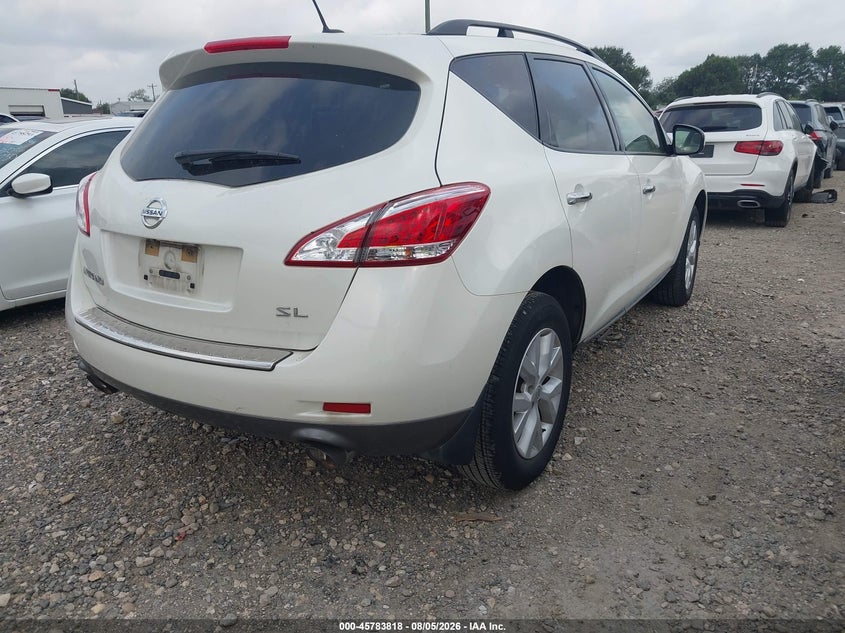 2012 NISSAN MURANO auction photo 4