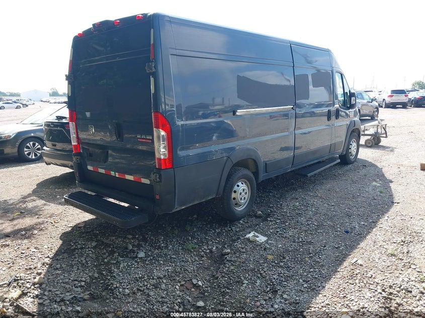 Vin: 3c6urvjg2ke544629, lot: 46282651, ram promaster 3500 cargo van high roof 159 wb ext 20194
