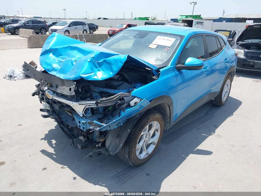 Vin: kl77lfep7sc196015, lot: 46282690, chevrolet trax fwd ls 20252