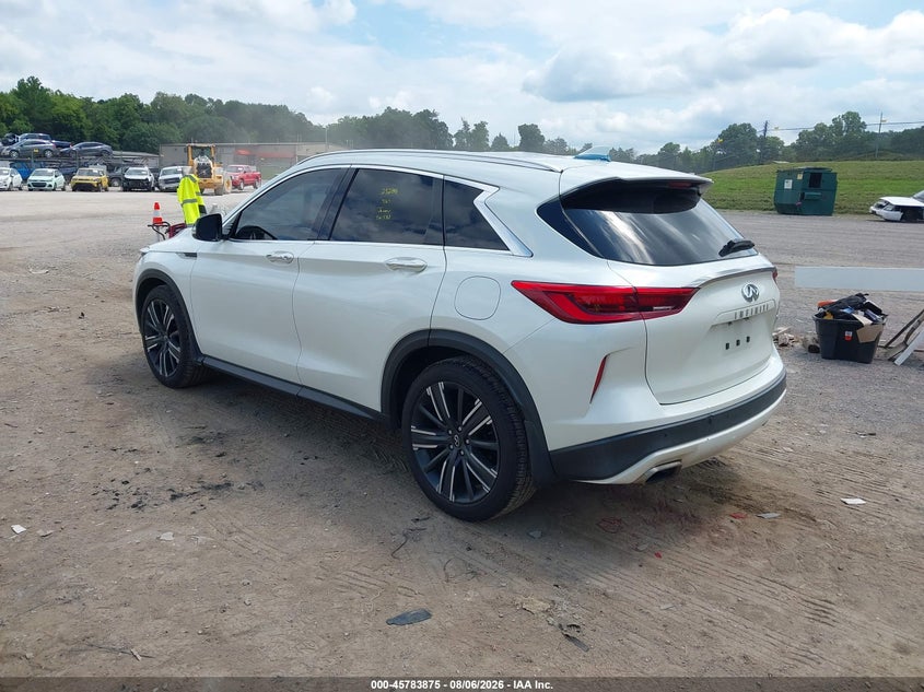 Vin: 3pcaj5ba9mf126157, lot: 46282699, infiniti qx50 luxe 20213