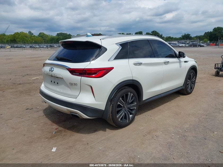 Vin: 3pcaj5ba9mf126157, lot: 46282699, infiniti qx50 luxe 20214