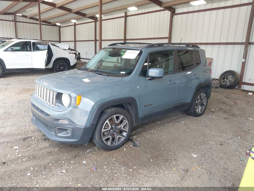 Vin: zaccjabb7hpf73840, lot: 46282718, jeep renegade latitude 20172