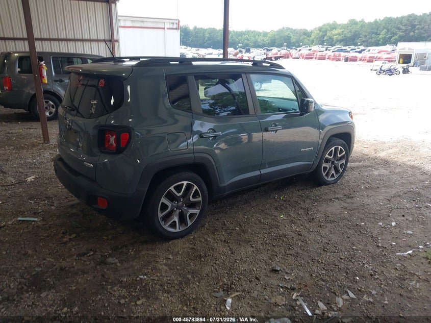 Vin: zaccjabb7hpf73840, lot: 46282718, jeep renegade latitude 20174