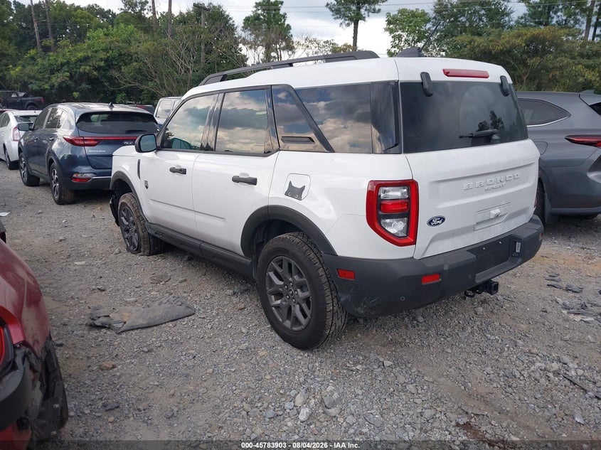 Vin: 3fmcr9bn0tre06652, lot: 46282727, ford bronco sport big bend 20263