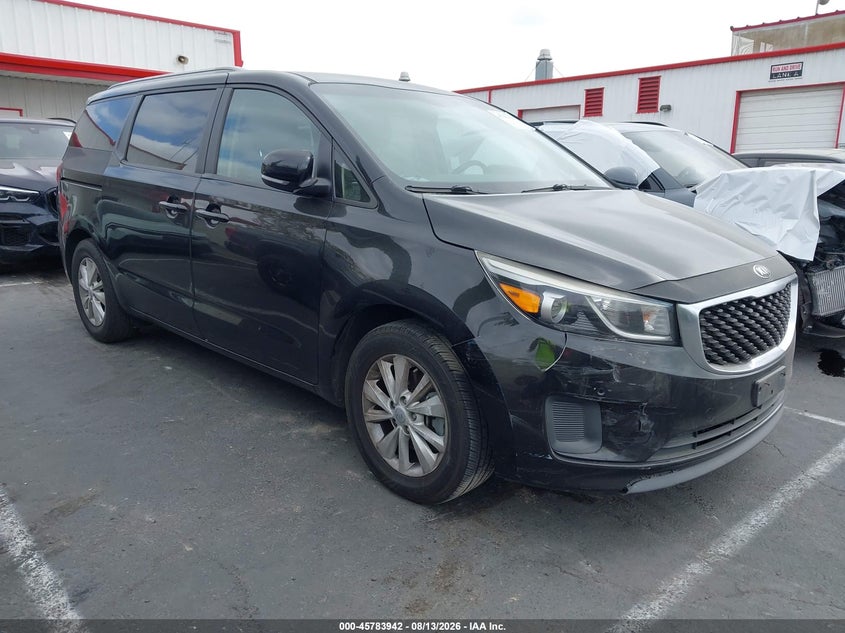 Vin: kndmb5c15g6215006, lot: 46282766, kia sedona lx 20161