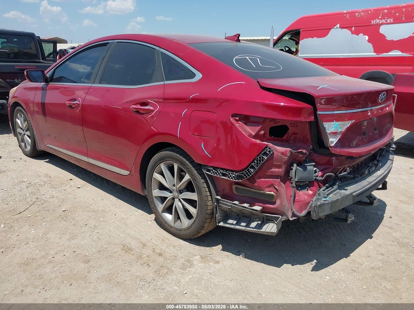 Vin: kmhfg4jg8fa482532, lot: 46282774, hyundai azera 20153